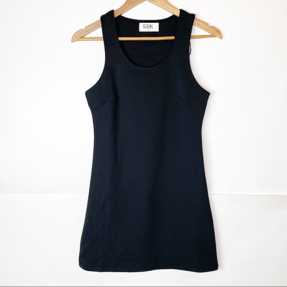 EUC LF Seek The Label Black Scuba Mini Dress